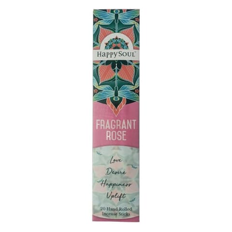 Happy Soul Fragrant Rose Incense Stick: Love, Desire, Happiness, Uplift