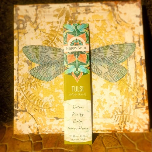 Happy Soul Tulsi  Incense Stick: Detox, Purify, Calm, Inner Peace