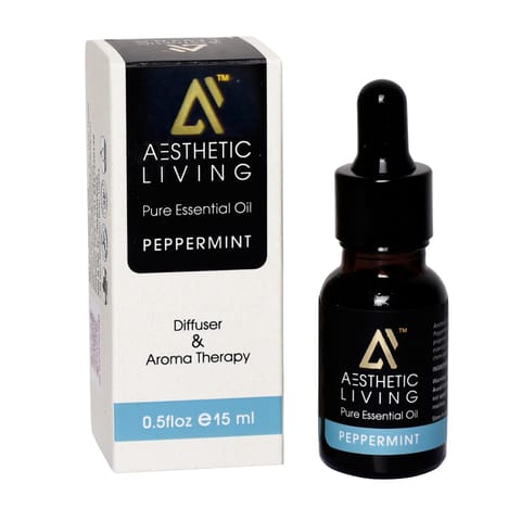 Aesthetic Living Pure Peppermint Essential Oil- 15ml