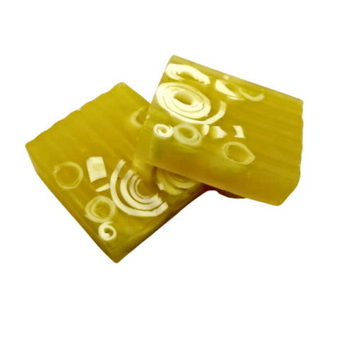 Aesthetic Living Haldi Chandan- Glycerin Luxury Handmade Soap with Sandalwood Essential Oil-110g