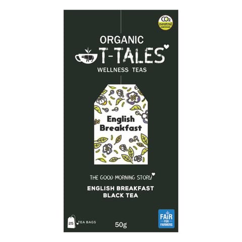 T-TALES Organic English Breakfast Black Tea