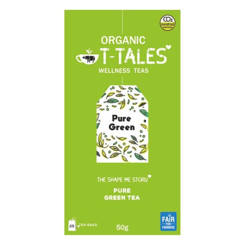 T-TALES Organic Pure Green TEA 25TB