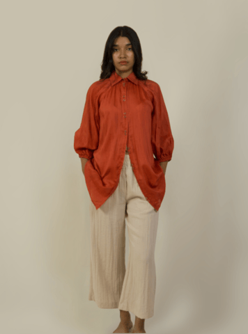 Hemis Double Collar Shirt - Astro Dust