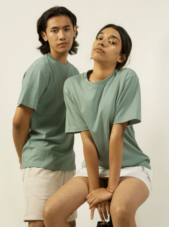 Hemis Round Neck T-Shirt - Sage Green