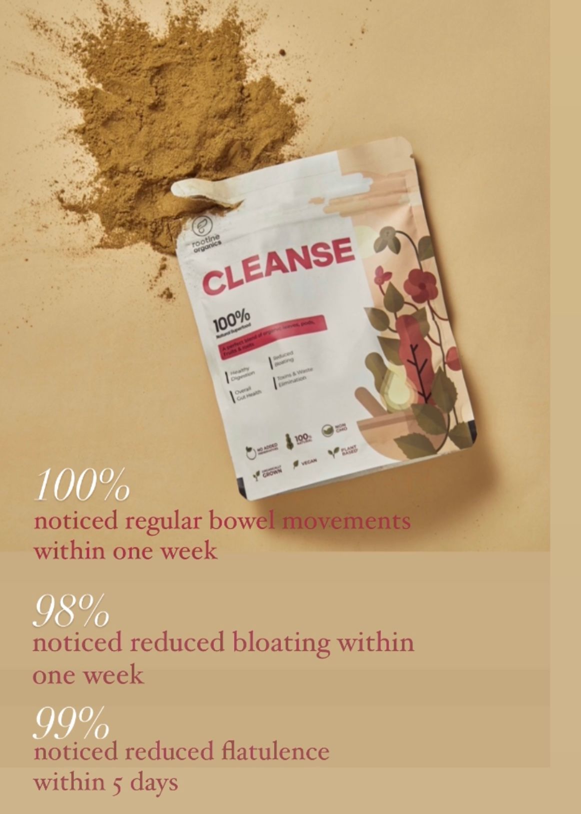 Rootine Organics Cleanse Superfood Blend