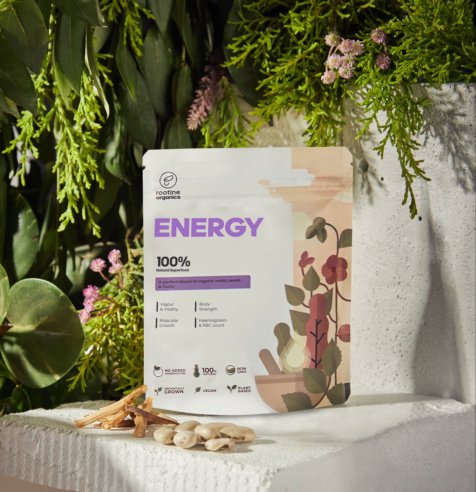 Rootine Organics Energy Superfood Blend