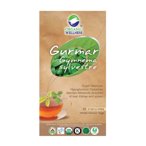 Organic Wellness Gurmaar Gymnema Sylvestre 25 Tea Bags