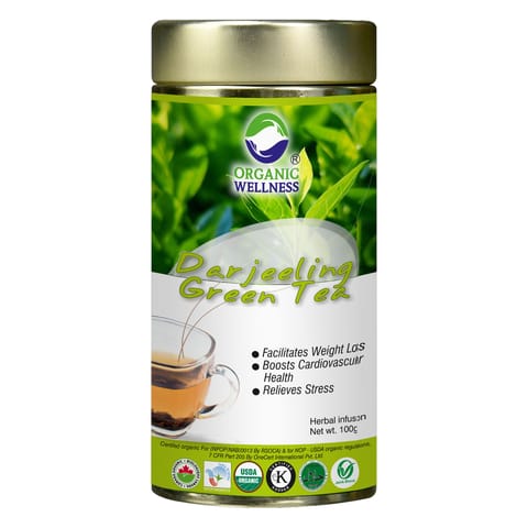 Organic Wellness Darjeeling Tea 100 Gram Tin Pack