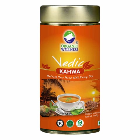 Organic Wellness Vedic Kahva Tea Tin Pack 100gms