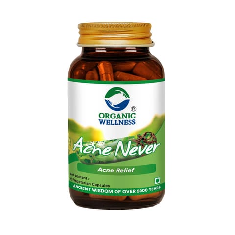 Organic Wellness Acne Never 90 Capsules