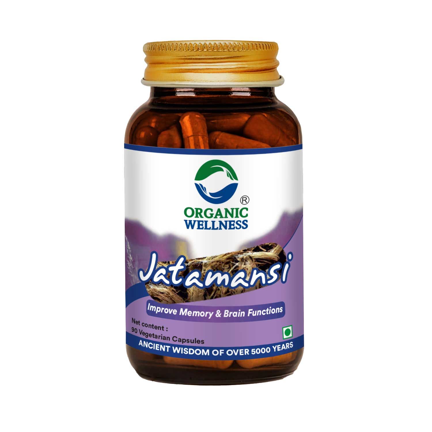 Organic Wellness Jatamansi 90 Capsules