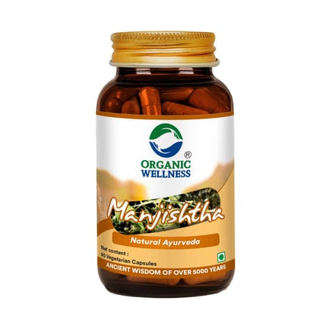 Organic Wellness Manjishtha 90 Vegetarian Capsules