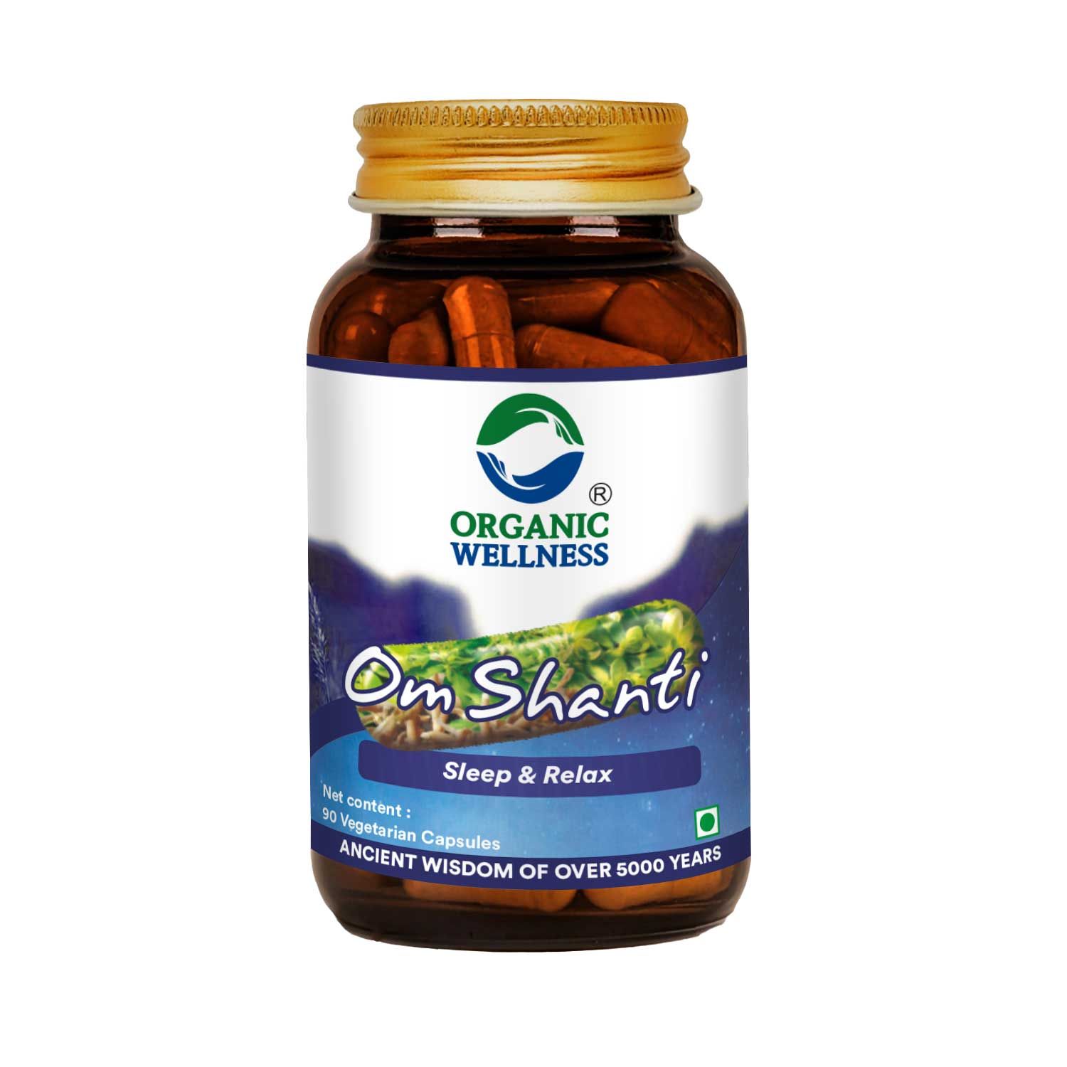 Organic Wellness Om Shanti 90 Capsules