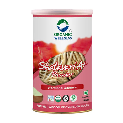 Organic Wellness Shatavari Powder Tin 100 Grams