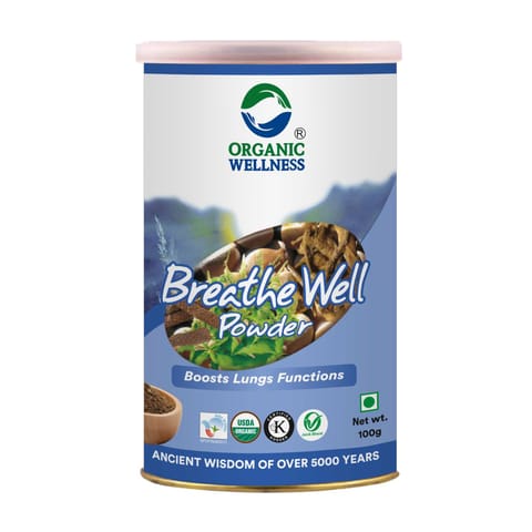 Organic Wellness Breathe Well Powder 100 Grams