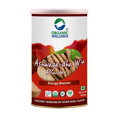 Organic Wellness Ashwagandha Powder Tin 100 Grams