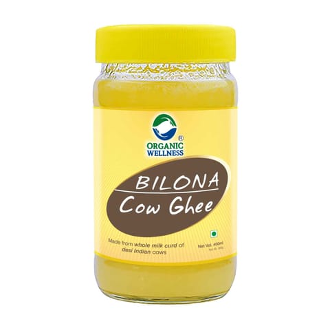 Organic Wellness Desi Bilona Cow Ghee Bottle 400 ml