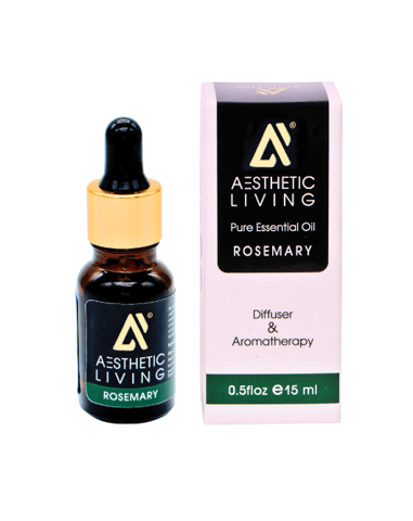 एस्थेटिक लिविंग शुद्ध रोज़मेरी एसेंशियल ऑयल- 15ml