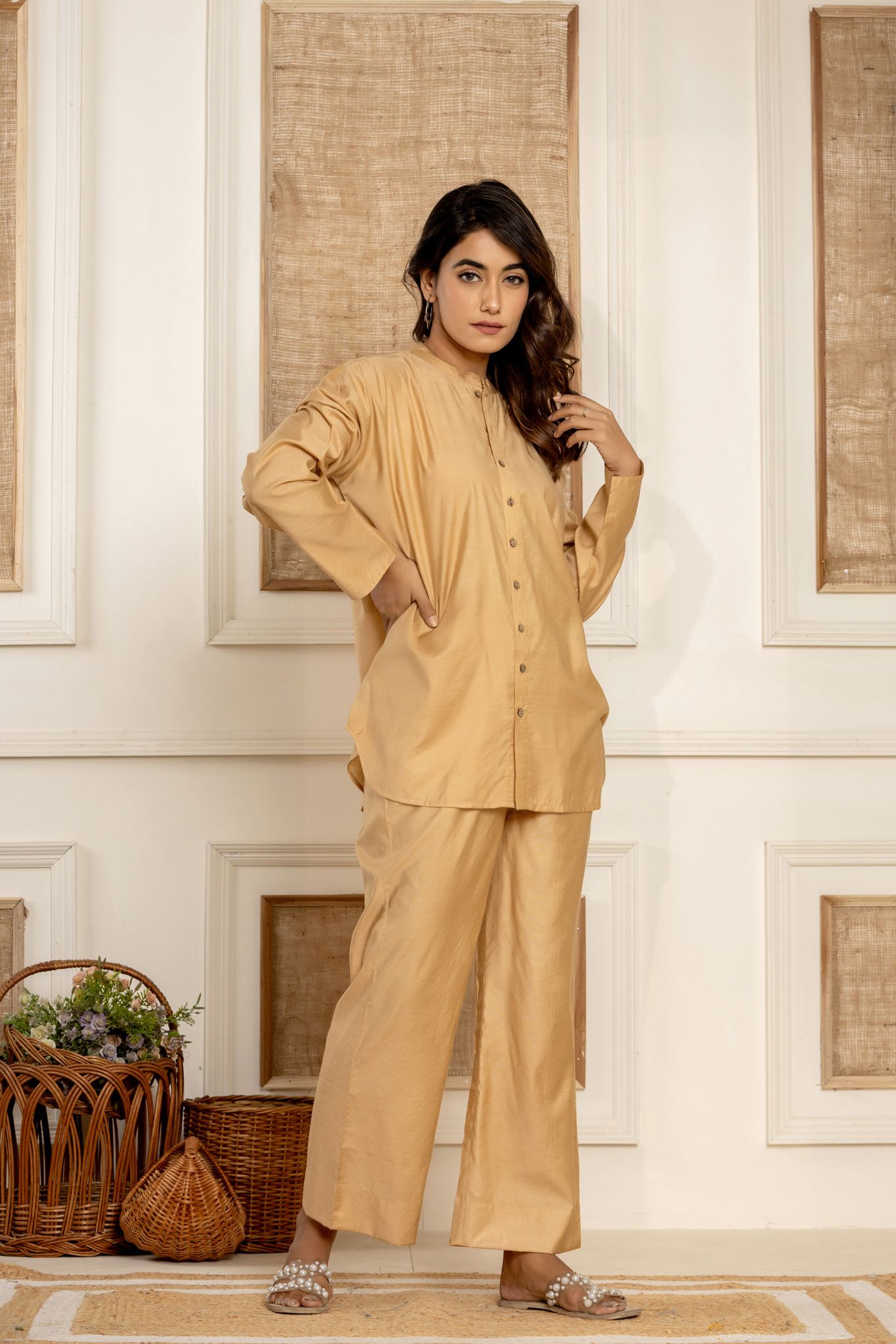 Paizlie Ocean Waves Sleepwear | 100% Mulberry Silk | Women