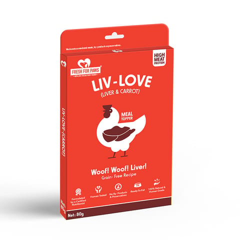 Fresh For Paws Liv-Love Carrot 80 gm