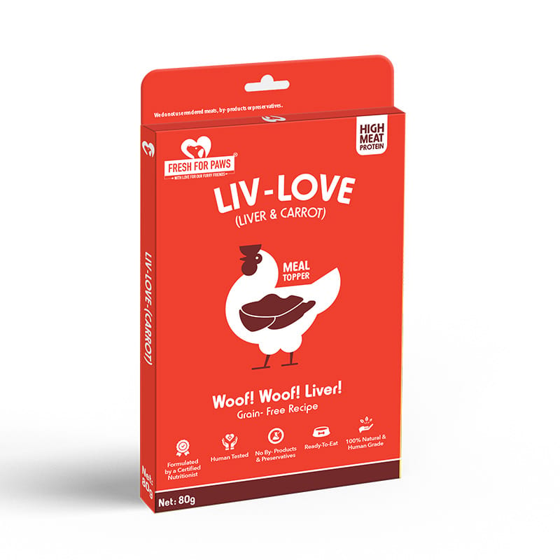 Fresh For Paws Liv-Love Carrot 80 gm