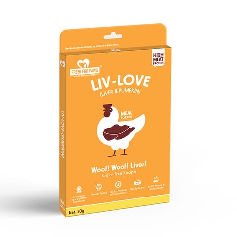 Fresh For Paws Liv-Love Pumpkin 80 gm