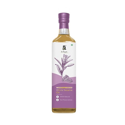 Adya Organics White Sesame Oil 1 Litre