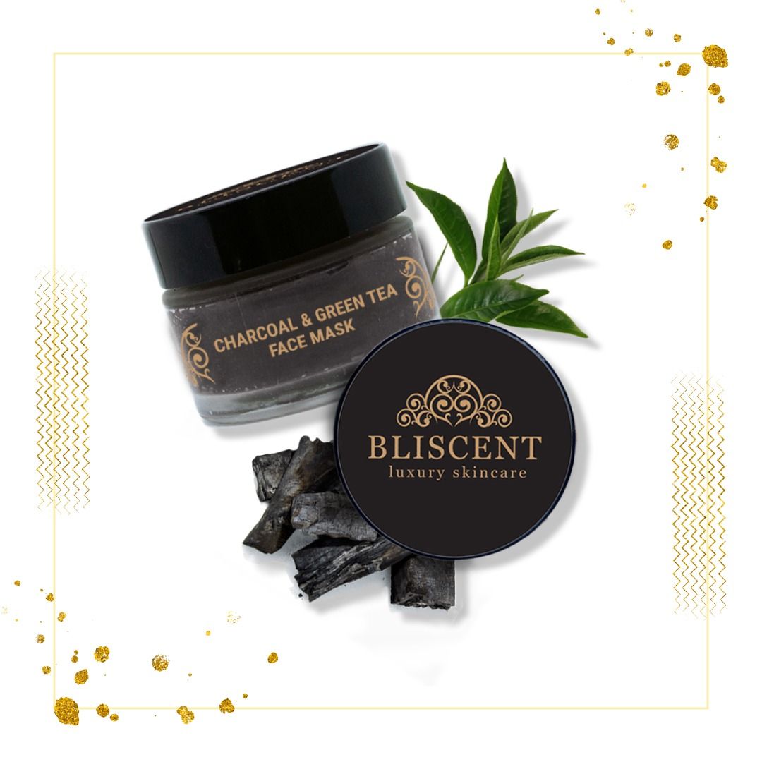 Bliscent Charcoal & Green Tea Face Mask 50gms