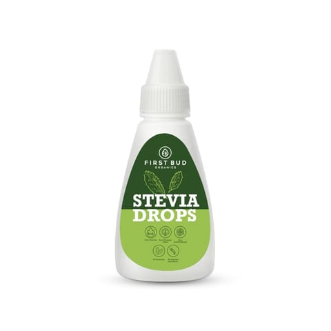 First Bud Organics Pure Stevia Drops - 30 ml