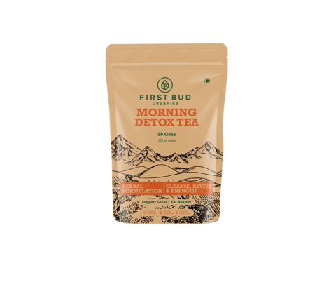 First Bud Organics Ultimate Detox Tea Combo - Morning 500 gm