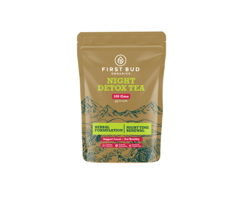 First Bud Organics Ultimate Detox Tea Combo - Night 500 gm