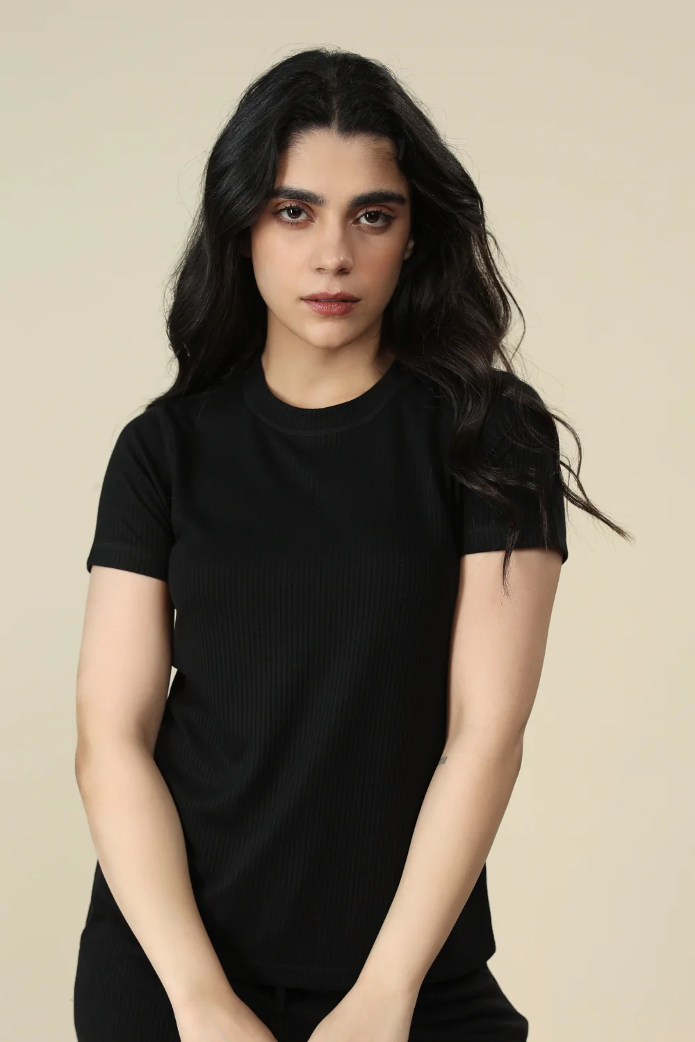 CarbonTree Tencel Tee Carbon Black