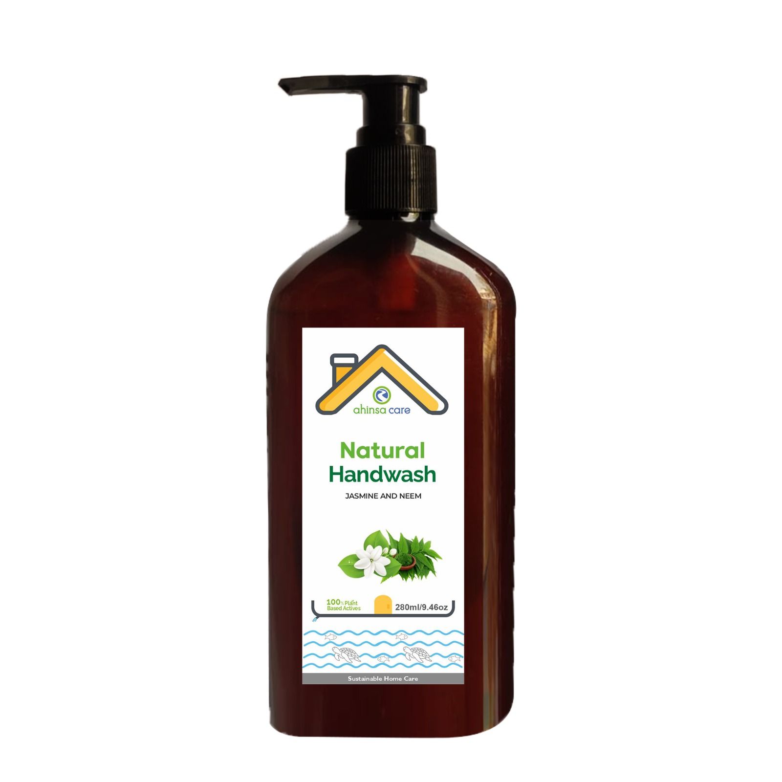 Ahinsa Care Natural Handwash Jasmine and Neem 280ml