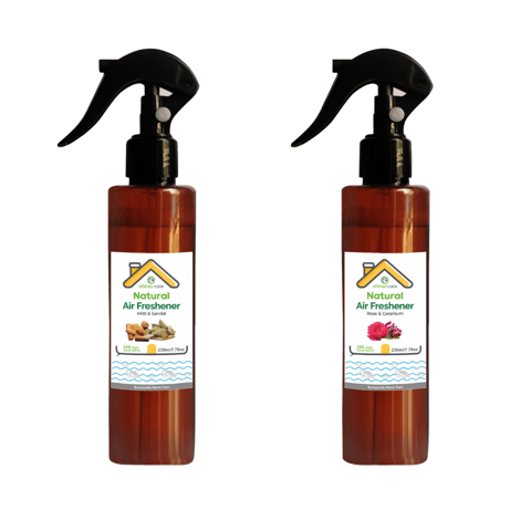 Ahinsa Care Natural Air Freshner (Pack of 2) Rose Geranium and Sandal Mitti