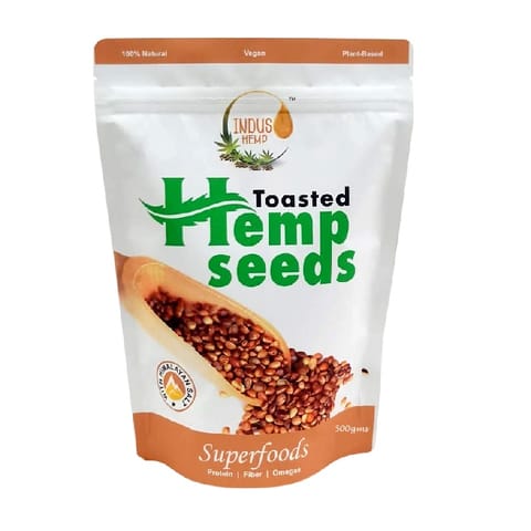 INDUS HEMP - Hemp Toasted Seeds with Himalayan Salt