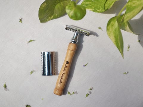 Almitra Sustainables Reusable Bamboo Safety Razor (Double Edged)